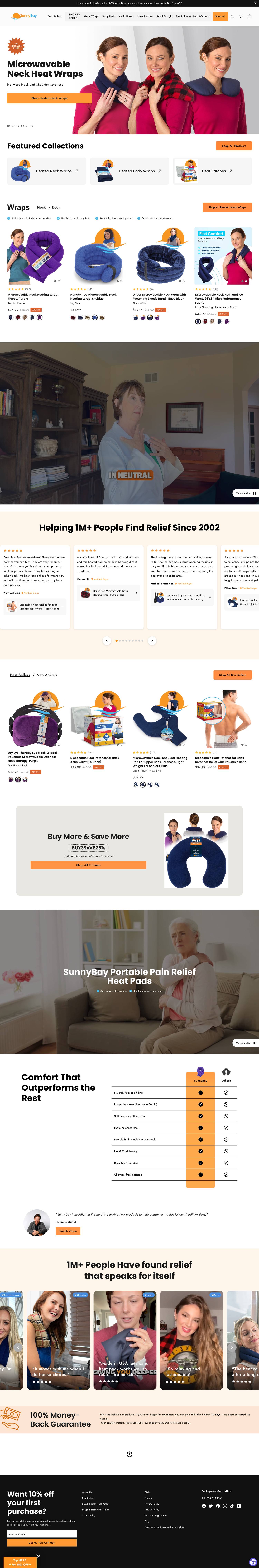 Sunny Bay Shopify store built by Eclaimify